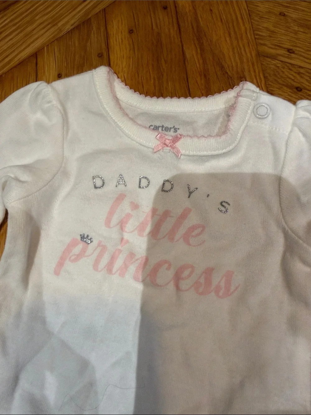 2 pieces Carters long sleeves and short sleeves onesies set